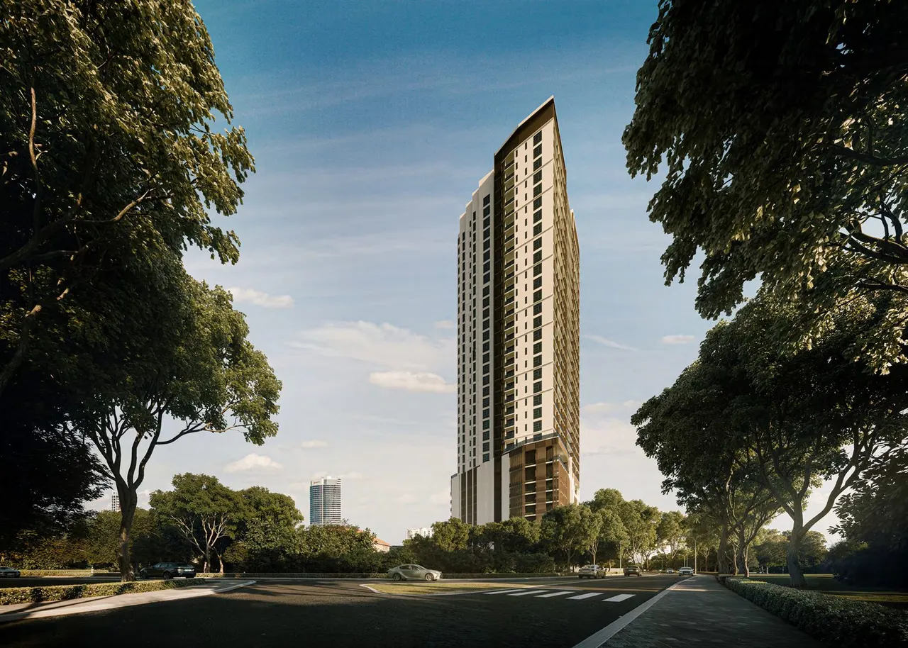 Cantonment Residences facade for Pulau Tikus condo comparison