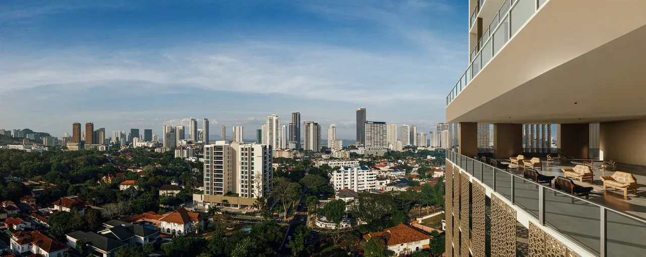 Sky lounge at Cantonment Residences